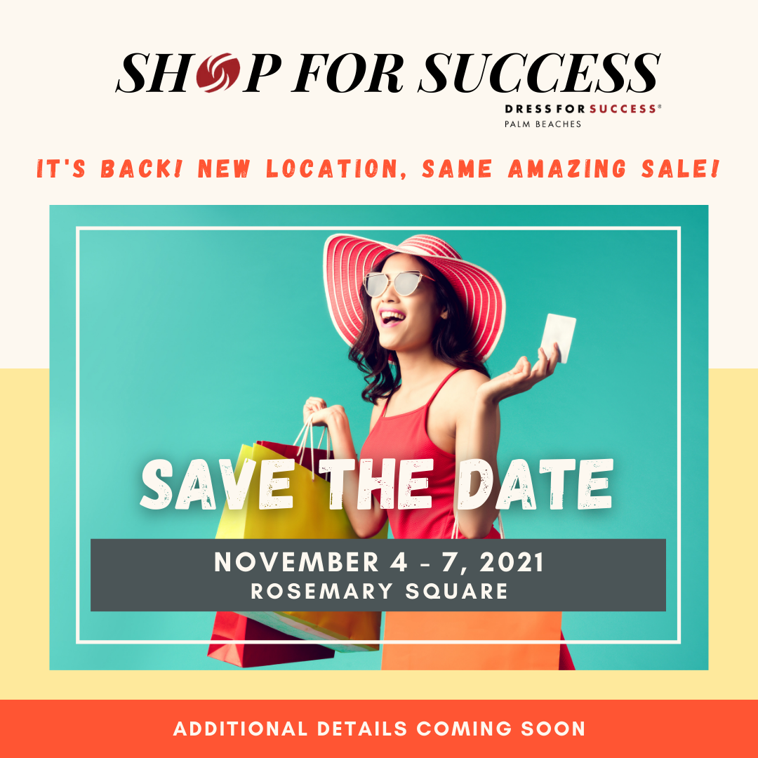 Fruity Lada hjælp Shop for Success Pop-Up Sale - Dress for Success Palm Beaches