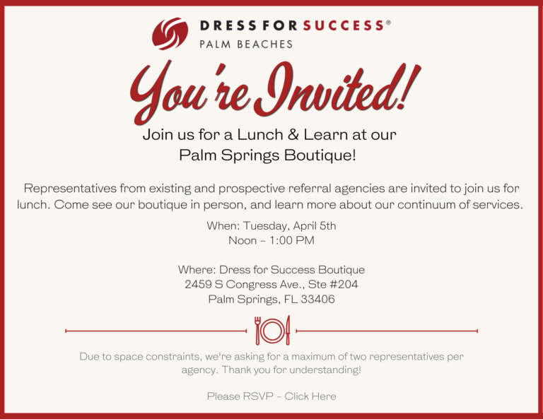 Agency Lunch and Learn Invitation