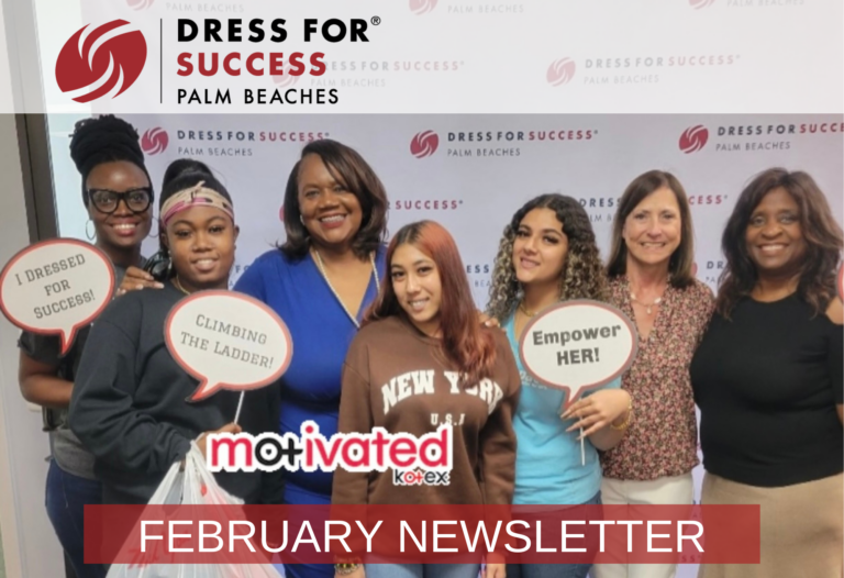 February Newsletter – We Suited Clients from Pace Center for Girls