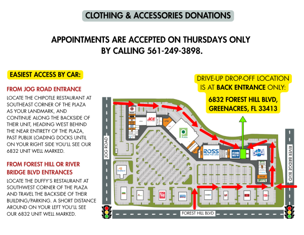 Clothing Donation Map